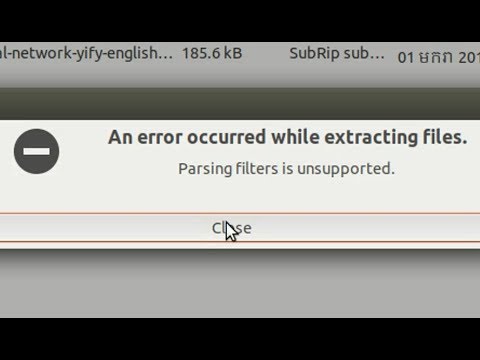 Extract rar error operation failed download